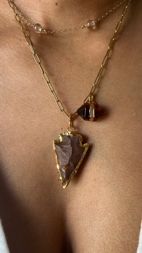 Image of SAFANA • Arrowhead Crystal Necklace