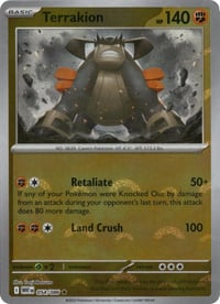 Terrakion (Poke Ball Pattern) - SV: White Flare - Near Mint