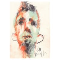 Image 1 of Raised - Charcoal and Soft Pastels on Paper