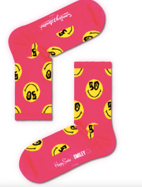 Image 4 of Packs Calcetines Happy Socks X Smiley 50 Annyversary Gift Set en liquidación.