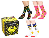 Image 1 of Packs Calcetines Happy Socks X Smiley 50 Annyversary Gift Set en liquidación.