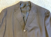 Image 3 of Jil Sander Tailor Made brown cotton blazer, made in Italy, size 48