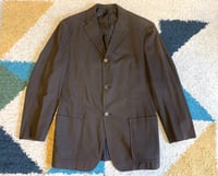 Image 1 of Jil Sander Tailor Made brown cotton blazer, made in Italy, size 48