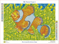 Image 3 of Clown Full Size Diamond Painting by Tim Jeffs