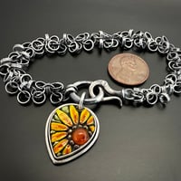 Image 2 of Sunflower Charm Bracelet