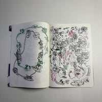 Image 11 of JUNWOO PARK Zine with original drawings & 10 Postcard Prints!!! SIGNED & NUMBERED