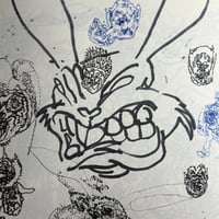 Image 14 of JUNWOO PARK Zine with original drawings & 10 Postcard Prints!!! SIGNED & NUMBERED