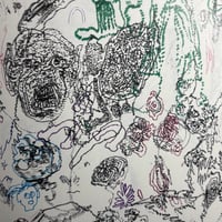 Image 16 of JUNWOO PARK Zine with original drawings & 10 Postcard Prints!!! SIGNED & NUMBERED