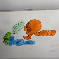 Image 21 of JUNWOO PARK Zine with original drawings & 10 Postcard Prints!!! SIGNED & NUMBERED