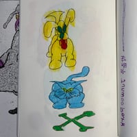 Image 5 of JUNWOO PARK Zine with original drawings & 10 Postcard Prints!!! SIGNED & NUMBERED