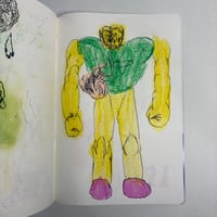Image 6 of JUNWOO PARK Zine with original drawings & 10 Postcard Prints!!! SIGNED & NUMBERED