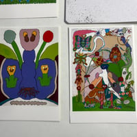 Image 24 of JUNWOO PARK Zine with original drawings & 10 Postcard Prints!!! SIGNED & NUMBERED
