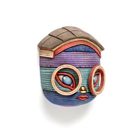 Image 4 of Homebodies Mini Mask (blue)