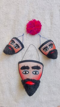Image 1 of Meshed Mask Ornament