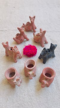 Image 1 of Clay Mini Animal Ornament