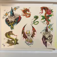 Image 1 of 1990s wizards flash sheet