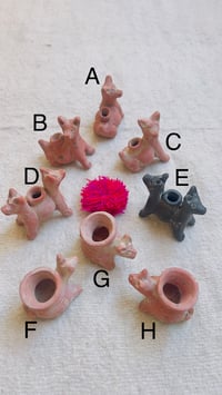 Image 2 of Clay Mini Animal Ornament