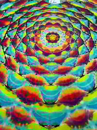 Image 4 of XL reverse dye mandala