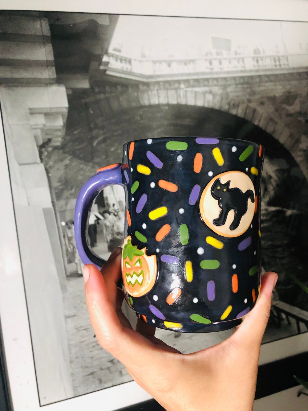 Image of Mapleparkpumpkinqueen-Creature mug and  Halloween cookie mug