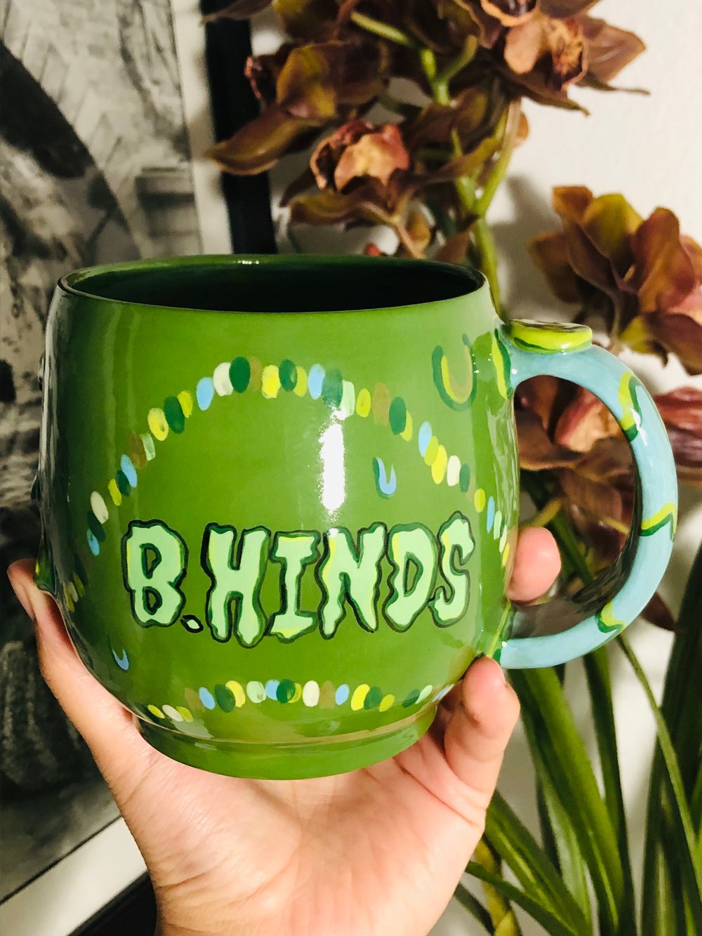 Image of 4 Custom order Creature mugs