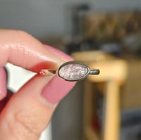 Image 4 of Pastel Pink Sapphire Ring - Size Q