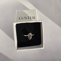 Image 4 of Deep Red Garnet Ring - Size T 1/2