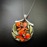 Image 1 of Tropical Orchid Round Pendant