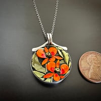Image 3 of Tropical Orchid Round Pendant