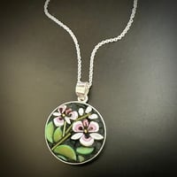 Image 1 of Pearl Orchid Pendant