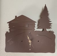 Rustic Metal Wall Clock