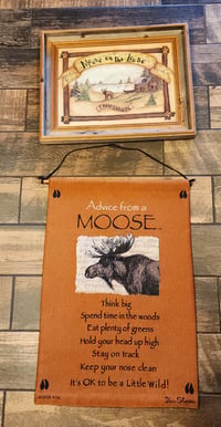 Image 1 of Moose themed Decor