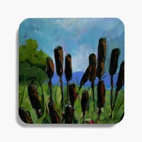 Cattail Coasters (5pc)