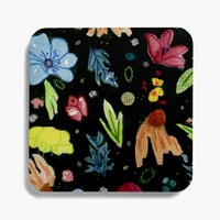 Colorful Flower Coasters (5pc)