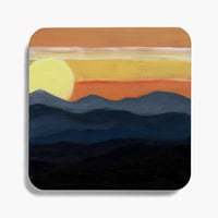 Blue Ridge Sunset Coasters (5pc)