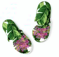 Banana Leaf Women Plush Slippers