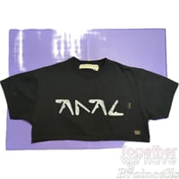 Timelord SFX Aphex Twin Crop Top Black sz XL