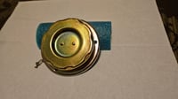 Image 1 of 70-71 240z Fuel cap/base/chain - Re-plated - 2