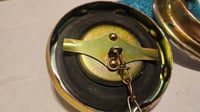 Image 4 of 70-71 240z Fuel cap/base/chain - Re-plated - 2