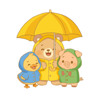 Image 5 of Berry Bear & Friends Digital Sticker Pack (Vol. 2)