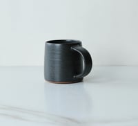 Image 2 of 8 oz cup with handle in Black