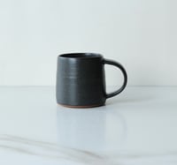Image 1 of 8 oz cup with handle in Black