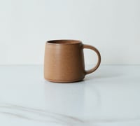 Image 1 of 8 oz cup with handle in Rust