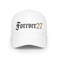 Image 1 of "Forever 27" Embroidered Baseball Cap