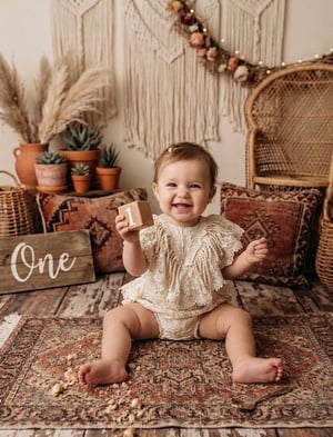 Image of Boho Lace Romper