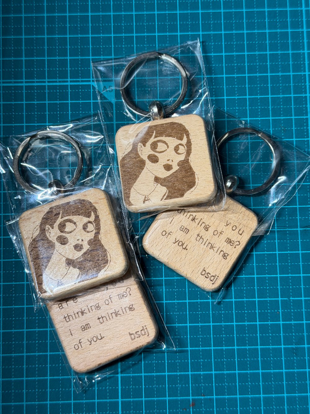 Weatherday Keychain WOOD
