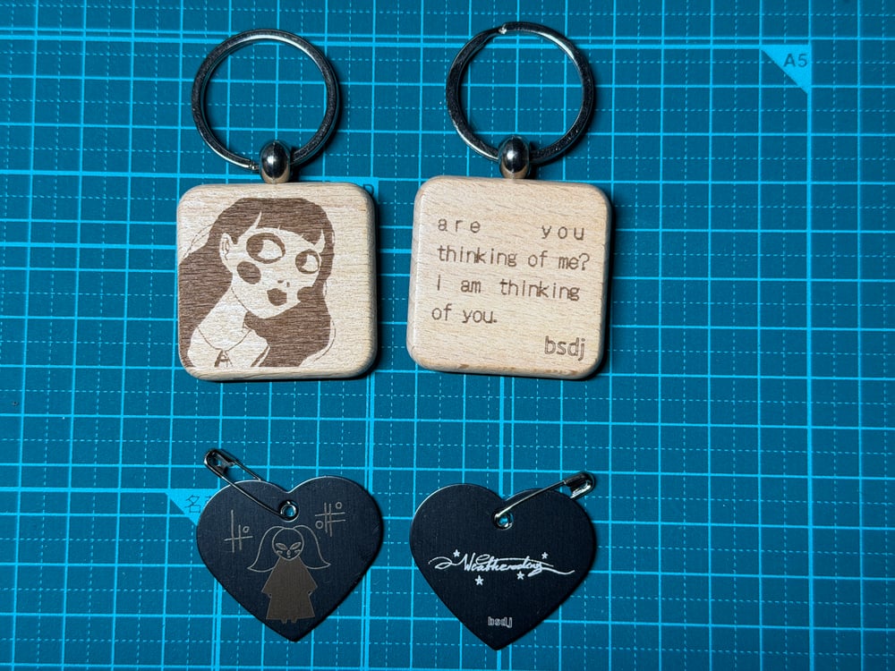 Weatherday Keychain WOOD