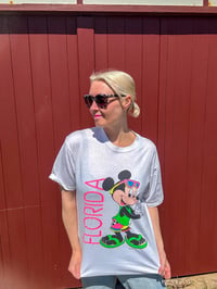 Image 1 of Mickey Mouse Vintage Velva Sheen Florida Disney Tee 