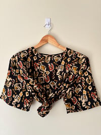 Image 1 of Vintage Target Short Sleeve Abstract Print Top 