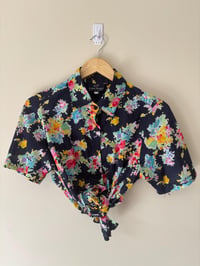 Image 1 of Vintage Short Sleeve Callan designs Floral Summer Shirt