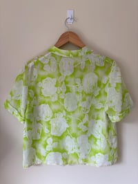 Image 2 of Vintage 1950s TETREX Short Sleeve Tie Front Shirt